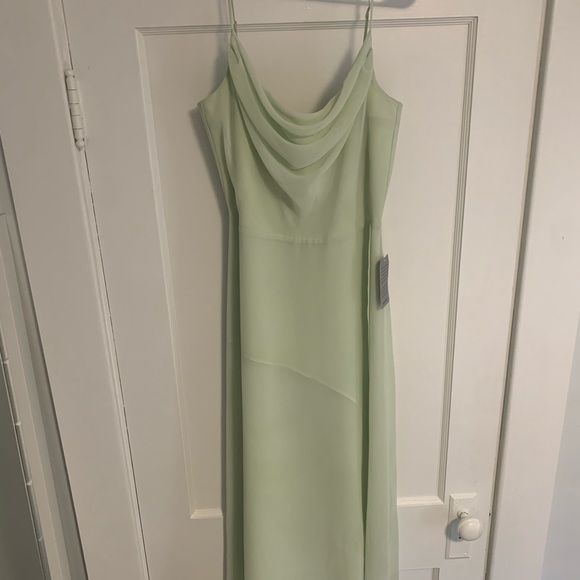 WAYF Skylar Cowl Neck Midi Dress sz M - Picture 3 of 4